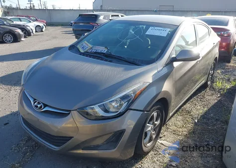 2015 Hyundai Elantra Se from USA, damaged, VIN 5NPDH4AE8FH585739